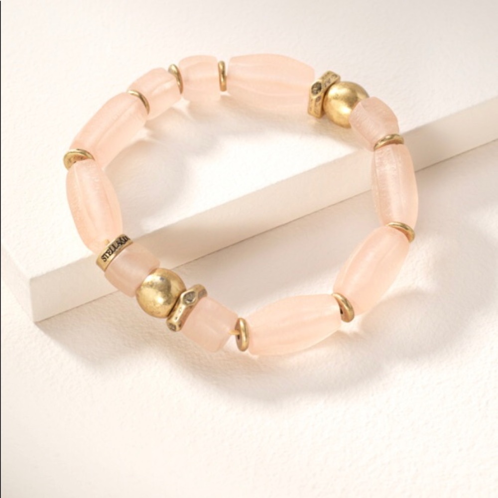 Stella & Dot Brix Bracelet - Blush - Picture 1 of 2